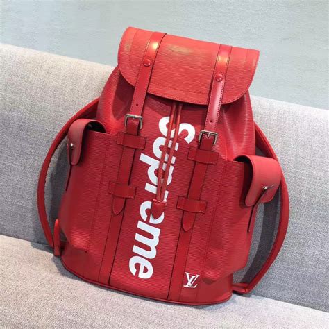 louis vuitton supreme backpack cheap|louis vuitton christopher backpack price.